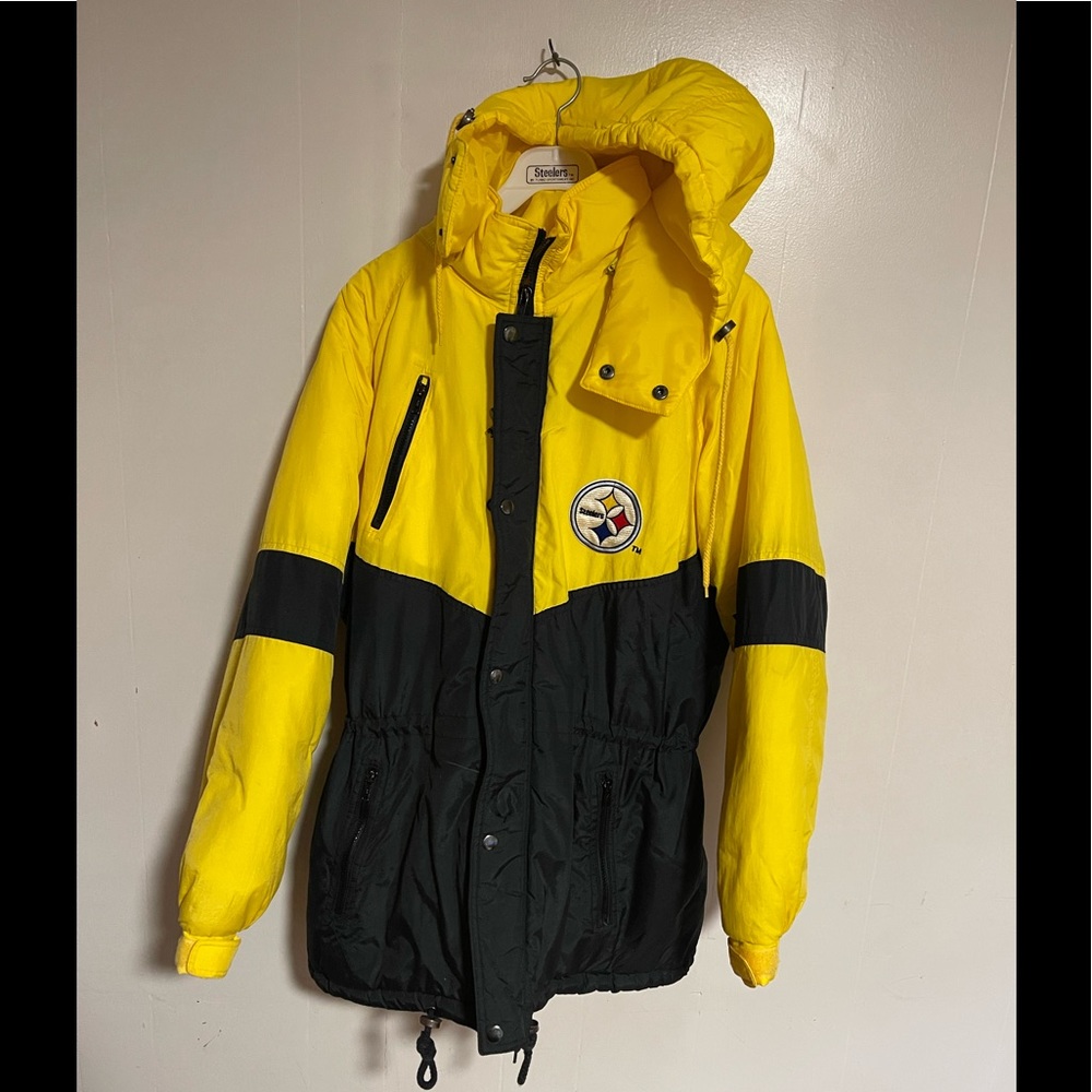 NFL Gameday By Turbo Sportswear Pittsburgh Steelers Anorak  Jacket Size M